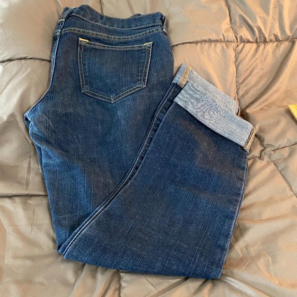 Old Navy "The Diva" sz 8 longoyfriend Jeans~EUC